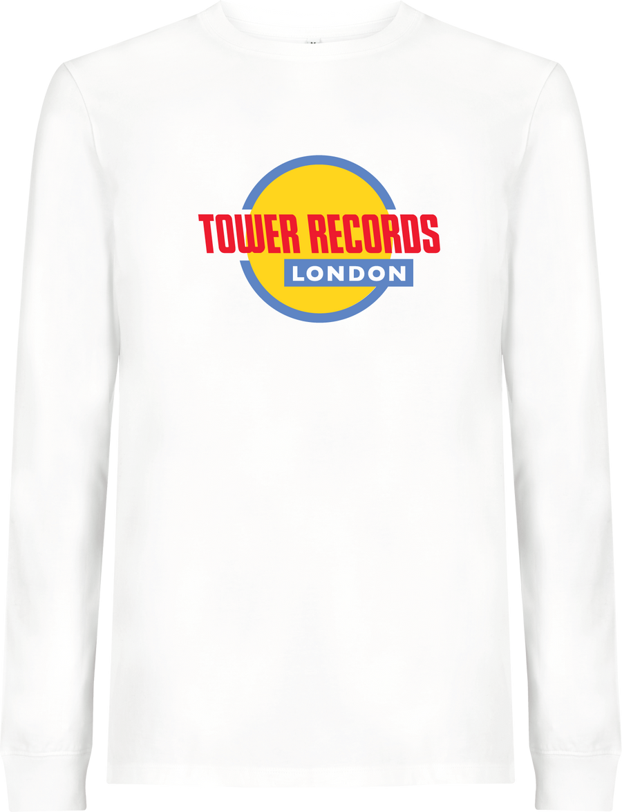 Tower Records London White Long Sleeve Shirt